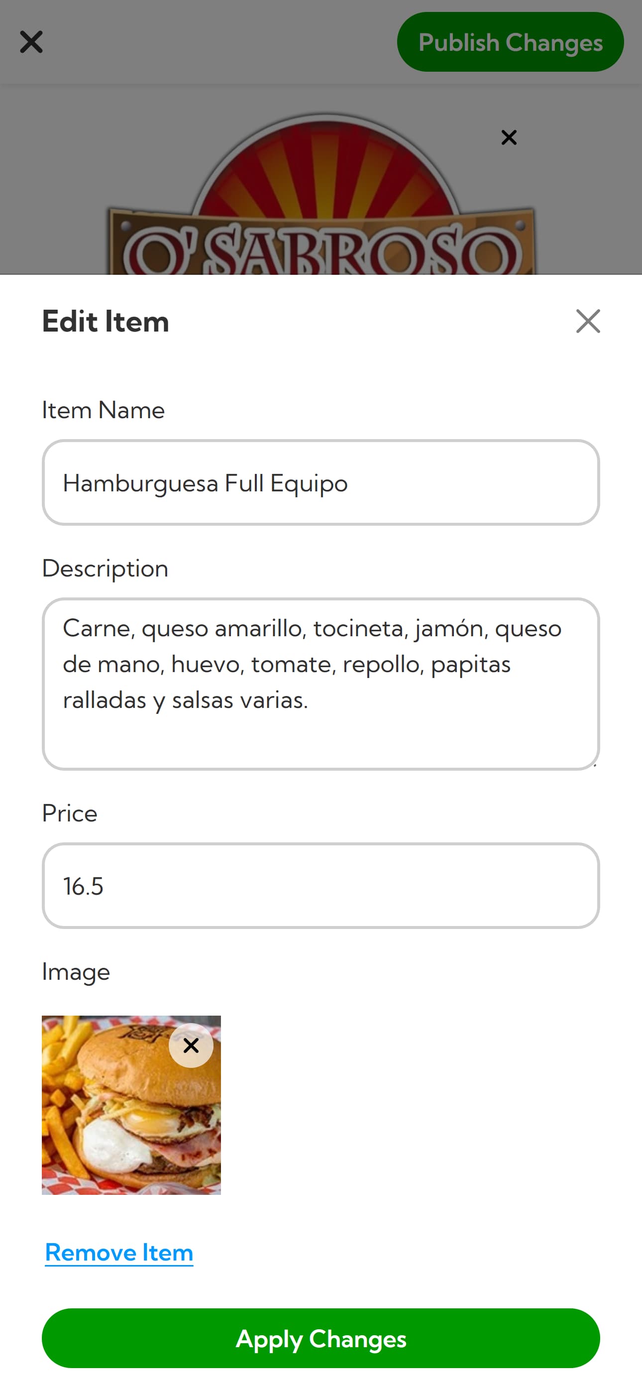 menus eco project screenshot menu editor